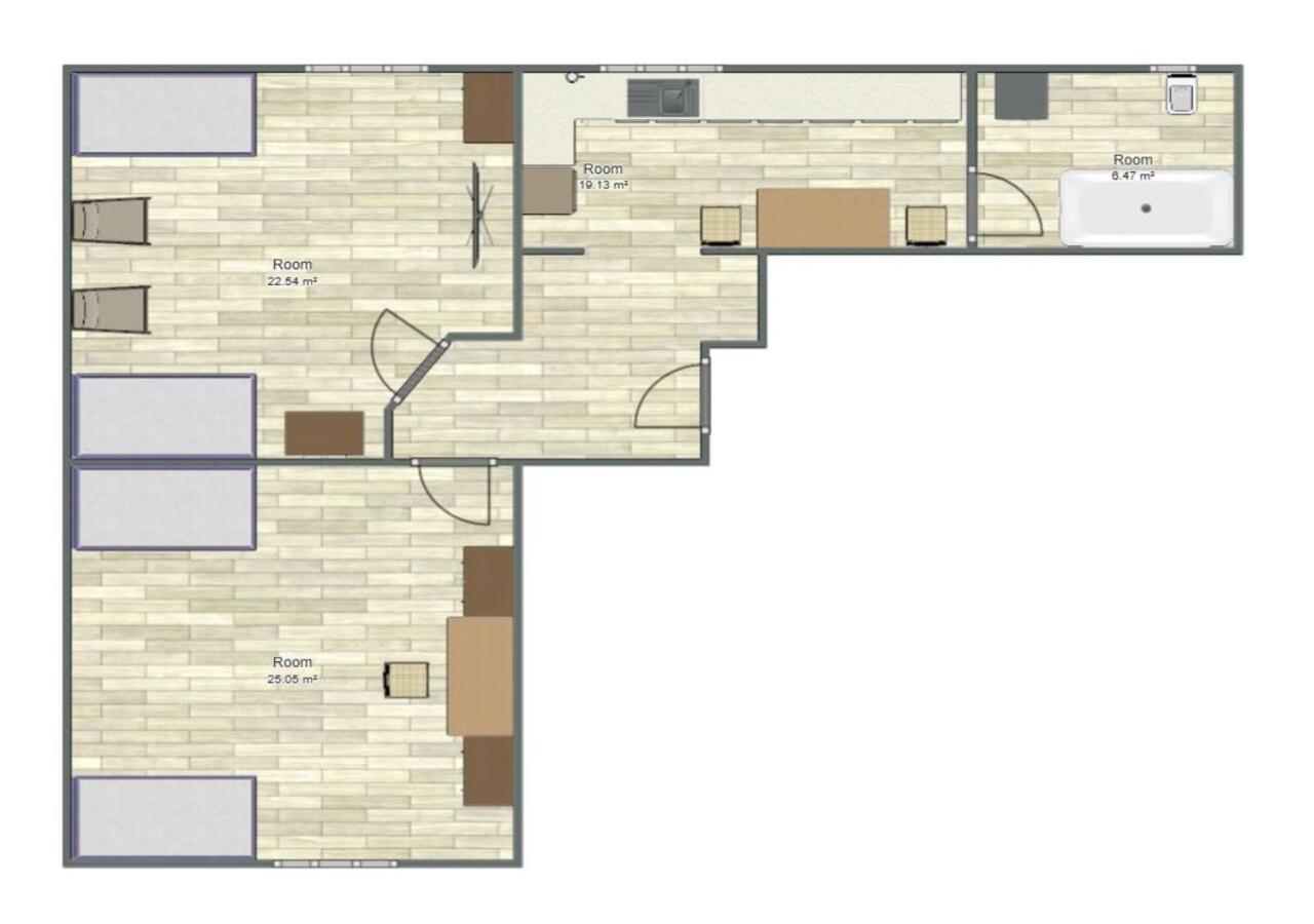 Zentral Gelegenes Apartment In Moenchengladbach Mit W-Lan Exterior foto